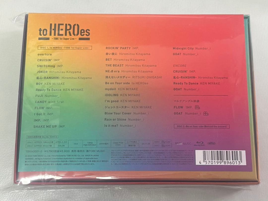 【シルク】to HEROes - TOBE 1st Super Live