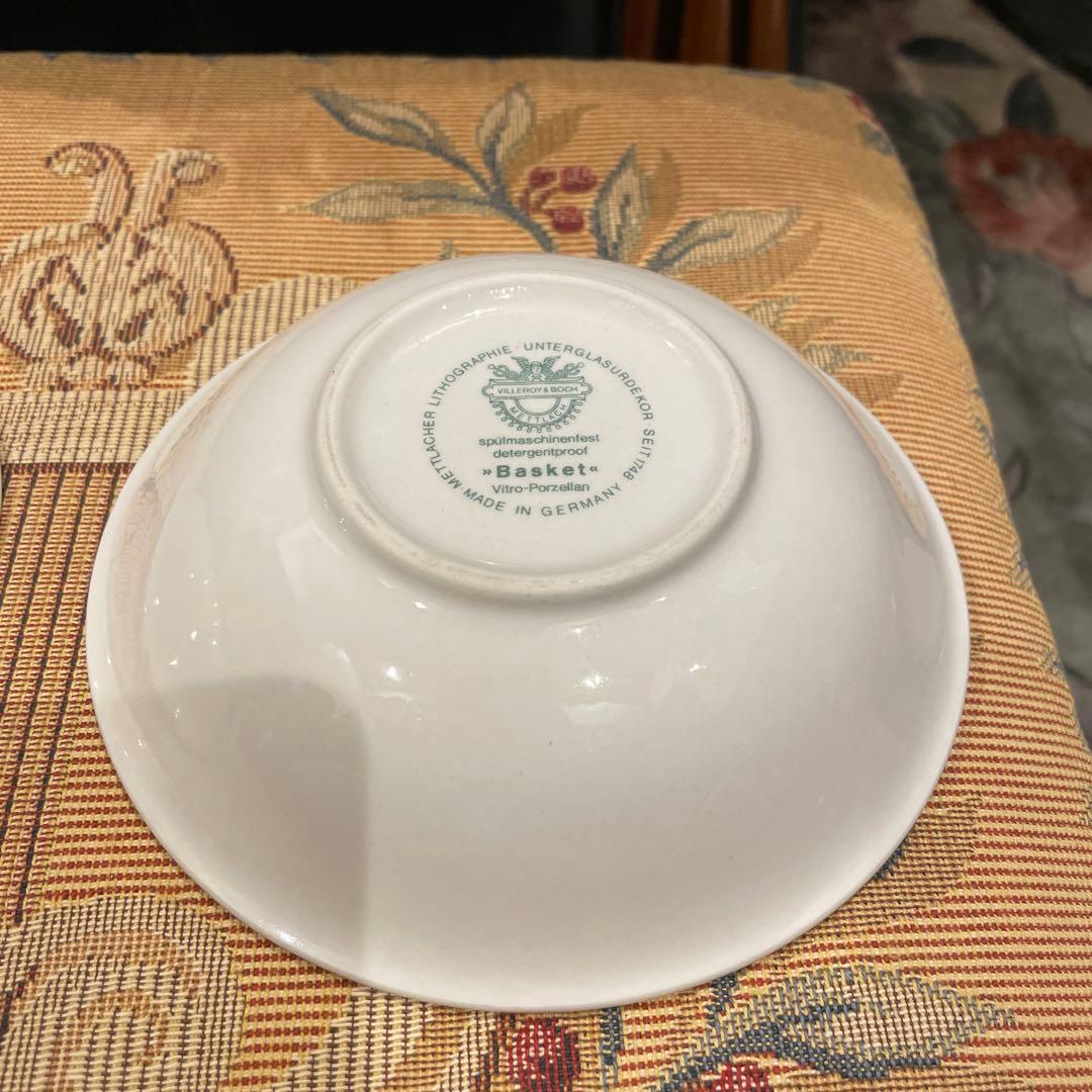 ビレロイ＆ボッホ　フルーツバスケット　15cmボウル皿2枚セット　旧刻印