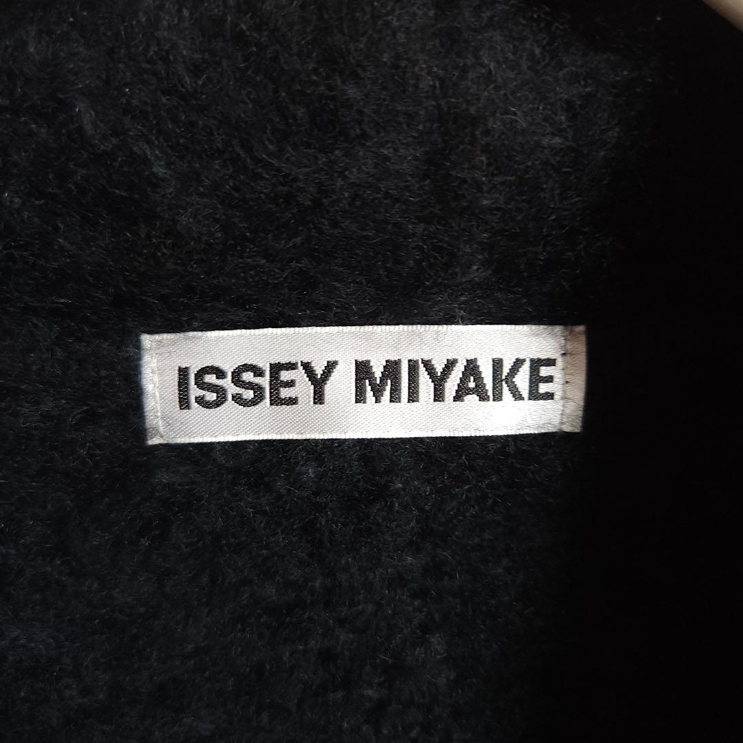 10aw ISSEY MIYAKE ショールカラーカシミヤジャケット ブラック