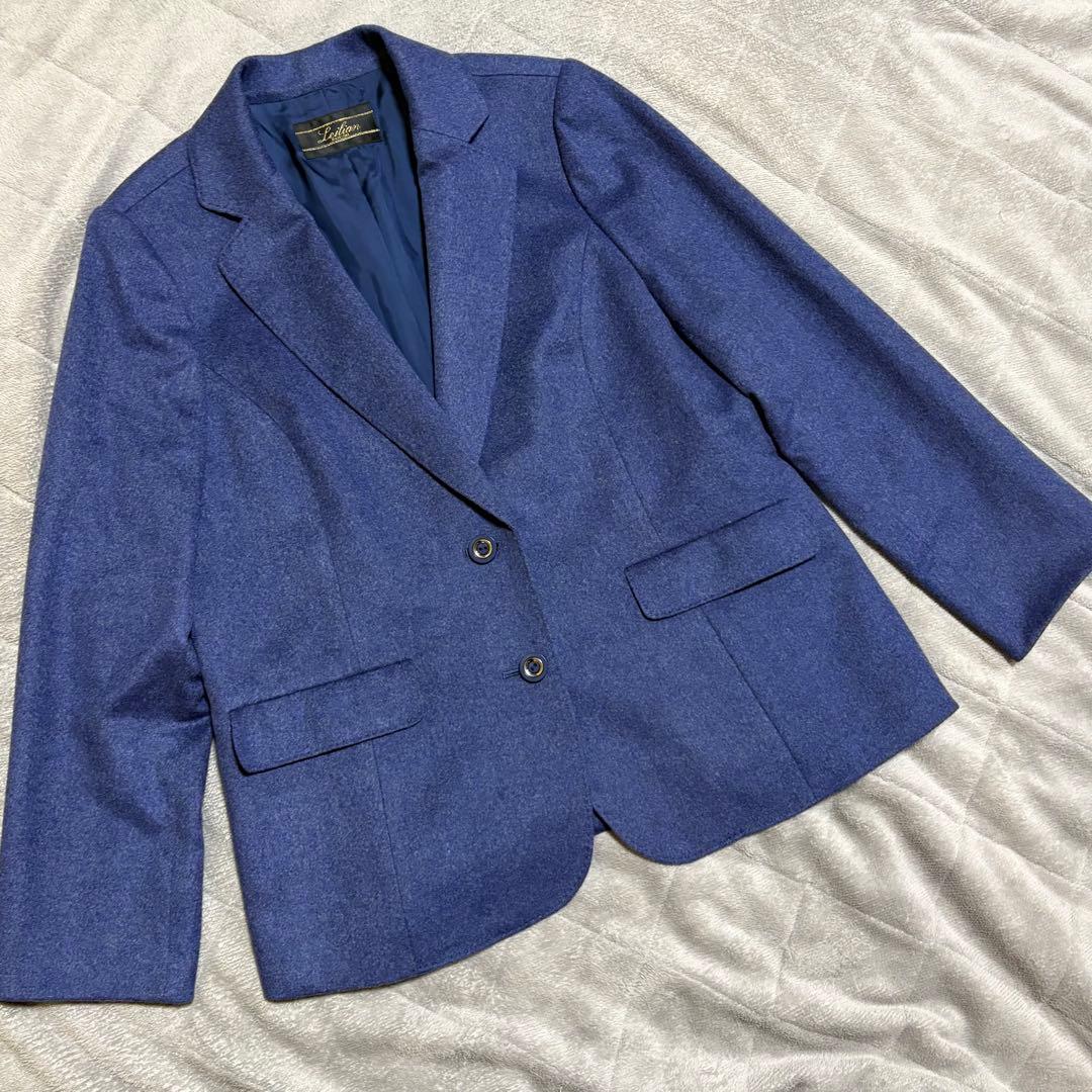 美品　レリアン　ロロピアーナ　カシミヤ100% テーラードジャケット　XL