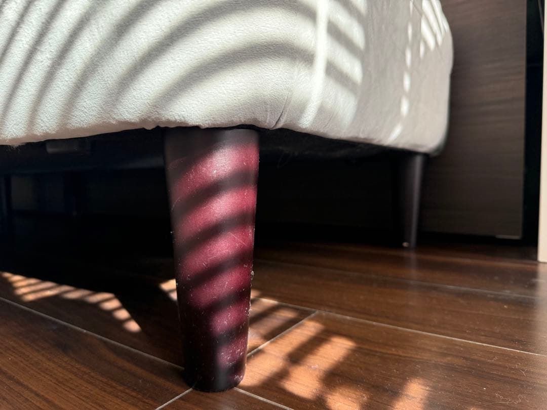 【used】グレー ボタン留めデザイン カウチソファ シャビーシック2way