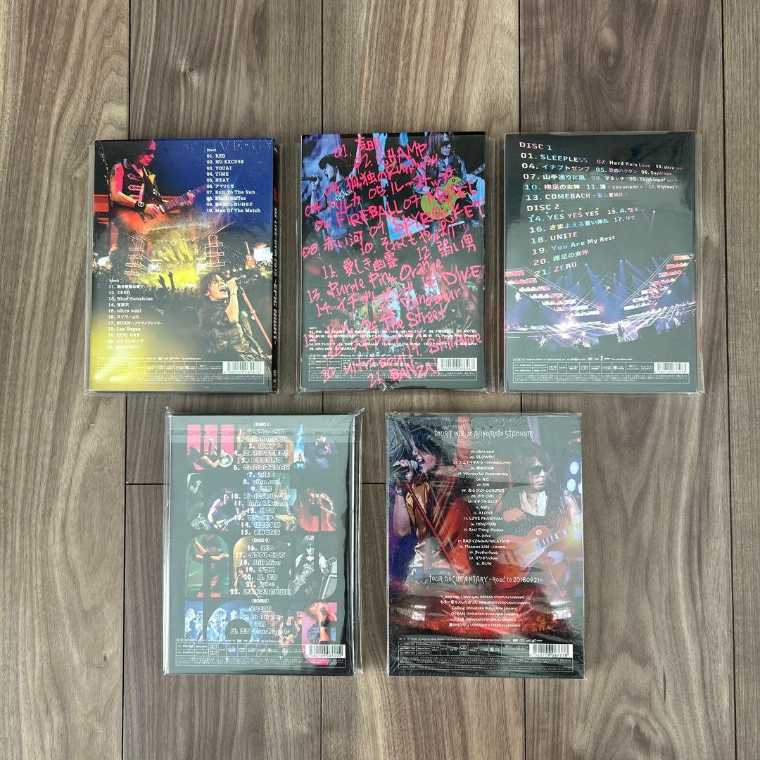 B‘z LIVE DVD まとめ売り
