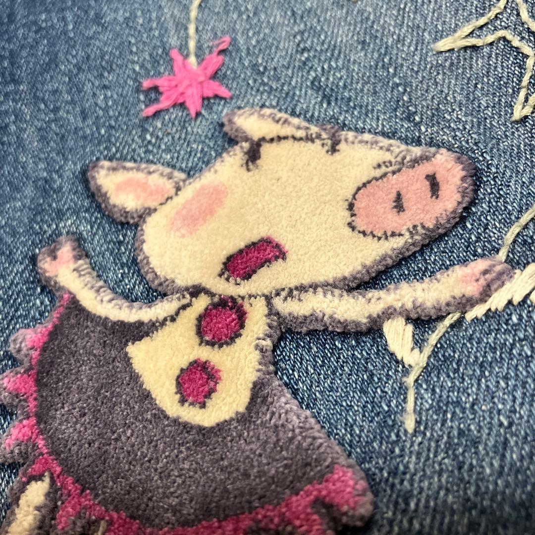 アルベロベロ　フード付きデニムジャケット