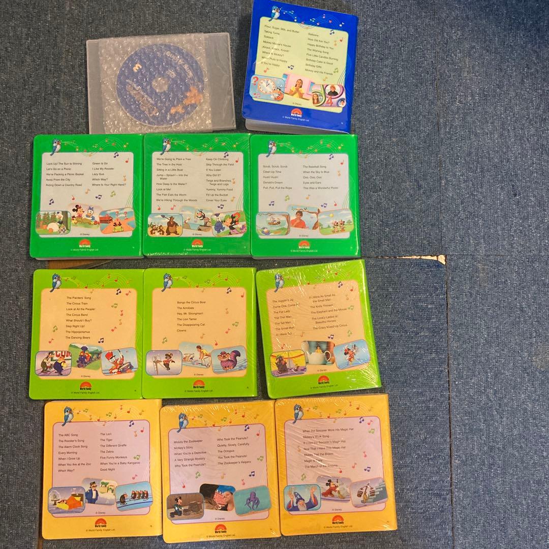 【正規品】欠品＊訳ありディズニー英語システム　シングアロング！DVDとCDと本