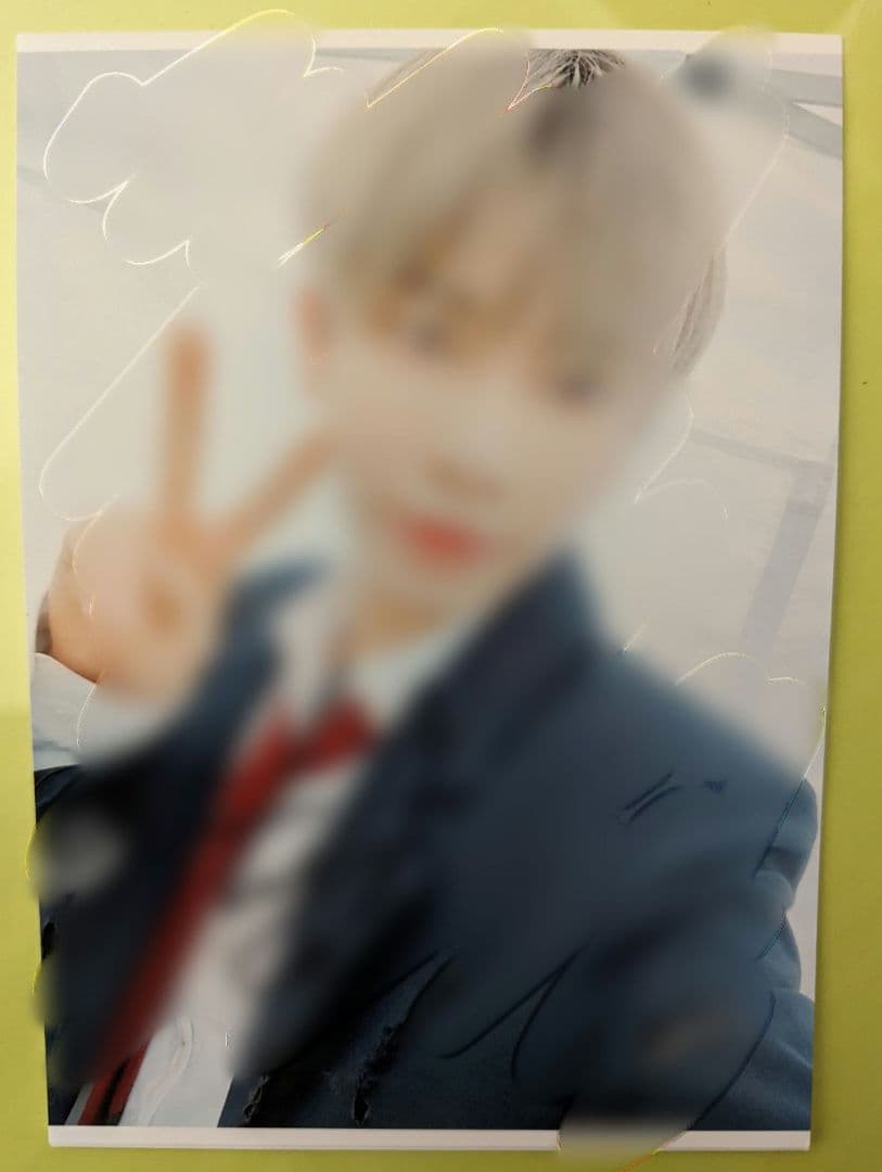 TXT トゥバ テヒョン 直筆サイン 未公開 セルフィー 生写真