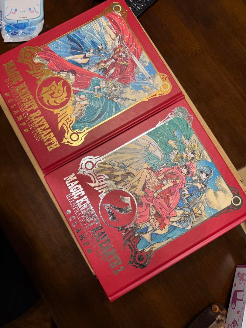 魔法騎士レイアース 原画集1＆2巻セット 美品 初版含む CLAMP 1995