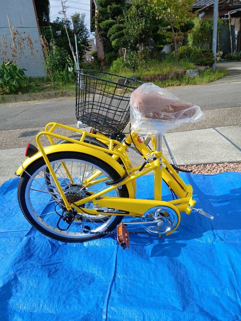 【新品未使用車❣️】【全国送料無料】折りたたみ自転車 20インチ 6段変速