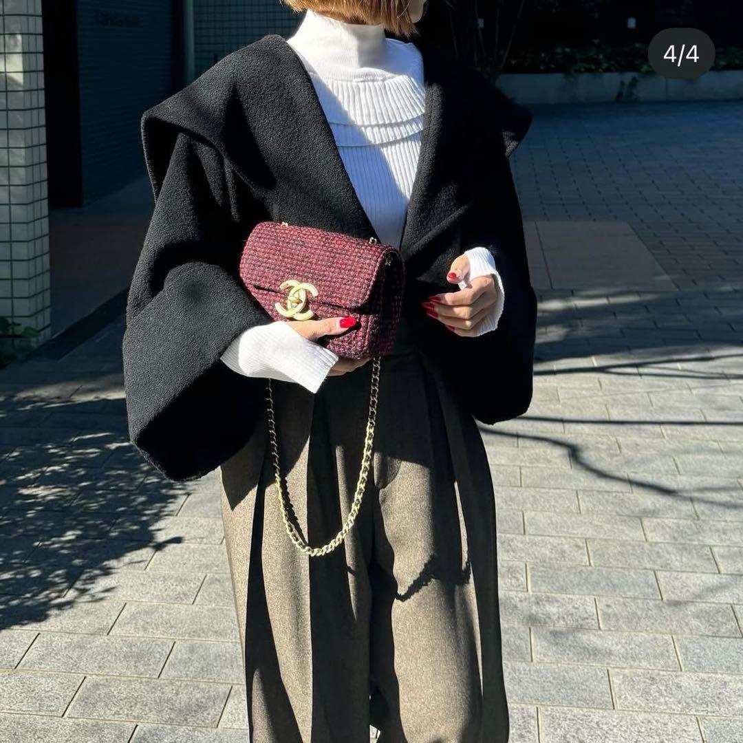 シーニュ Cygne Josette ビッグカラーショートコート ジャケット