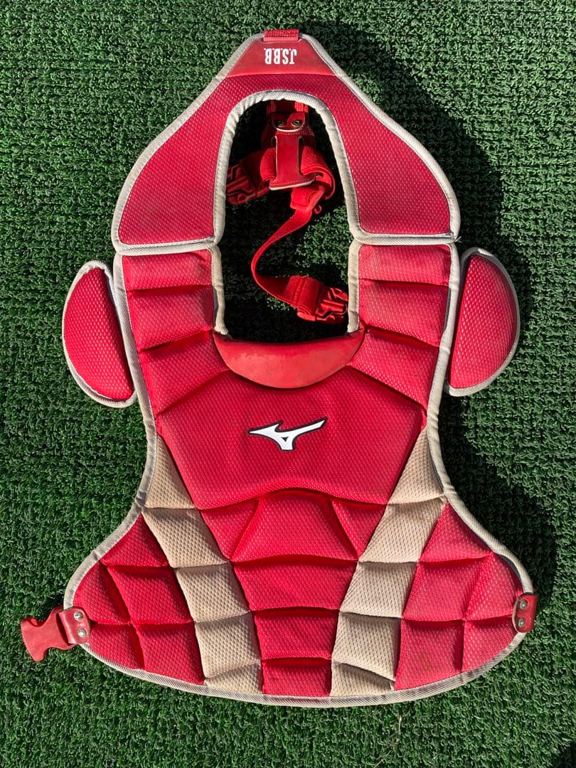 中古Mizuno proキャッチャー用プロテクター 軟式
