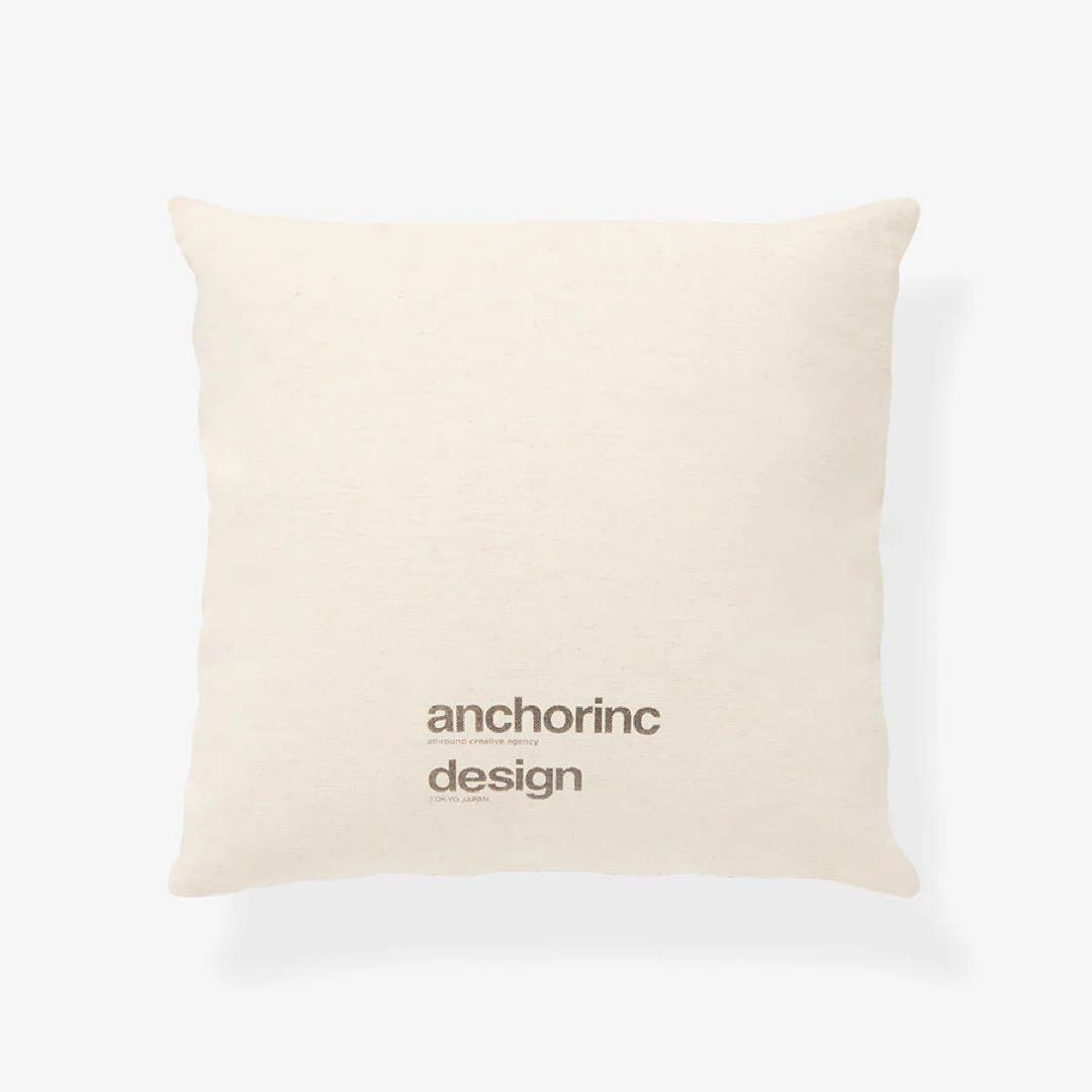 クッション・座布団 ANCHOR INC. FABRIC LOGO CANVAS CUSHION