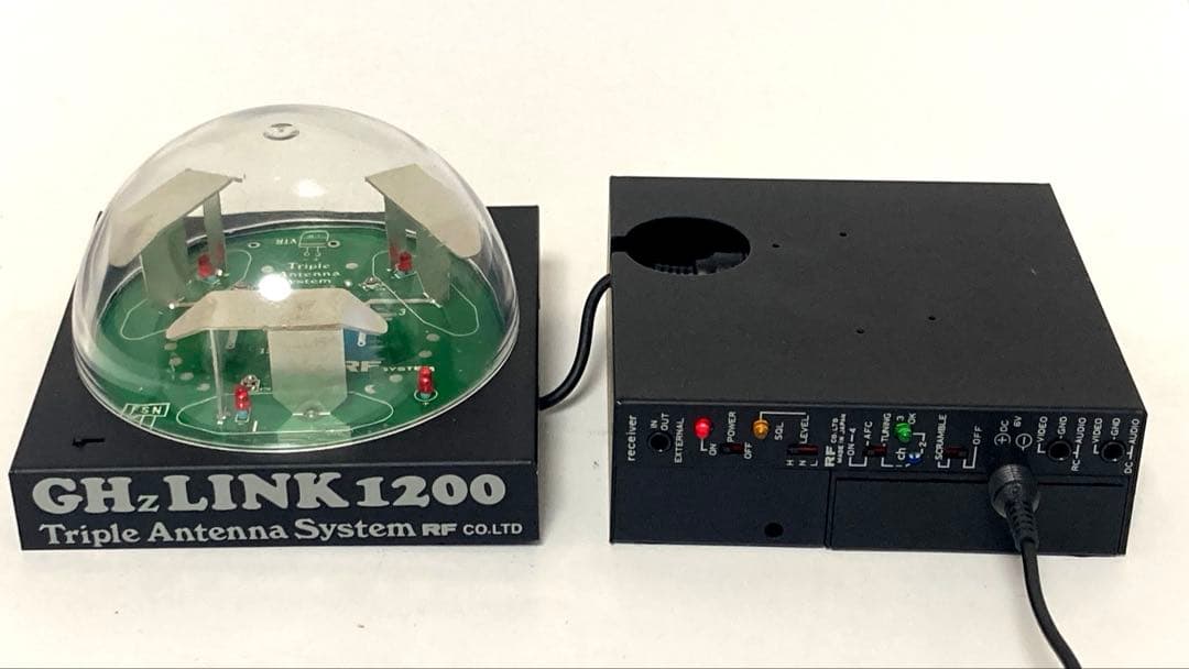 【段々値下】ＲＦシステム研究所マイクロ波映像伝送システム送受信機　ケース取説