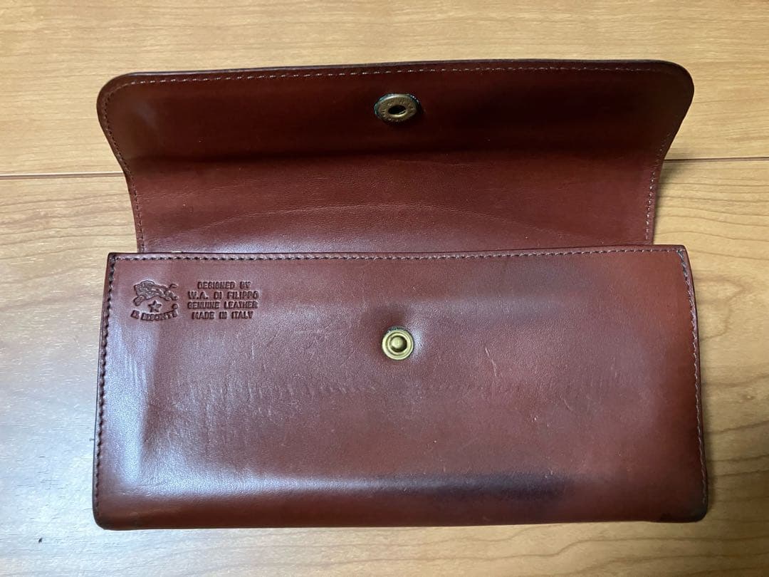IL BISONTE バケッタスムースレザー 長財布