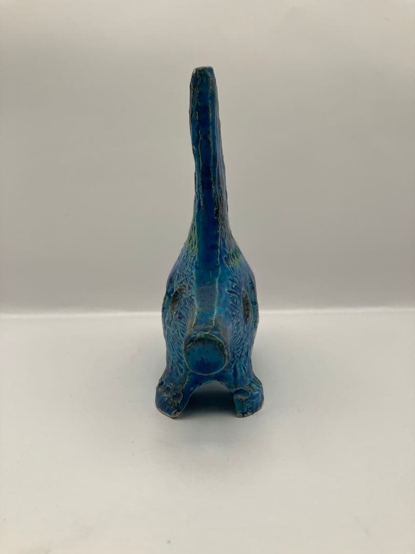 ビトッシ　リミニブルー　ヤマアラシ　陶器置物　Y