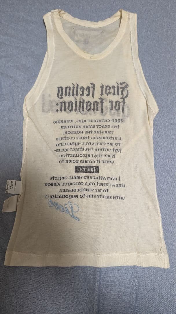 （洗濯前特価）Lieve Van Gorp　タンクトップ（試着のみ）