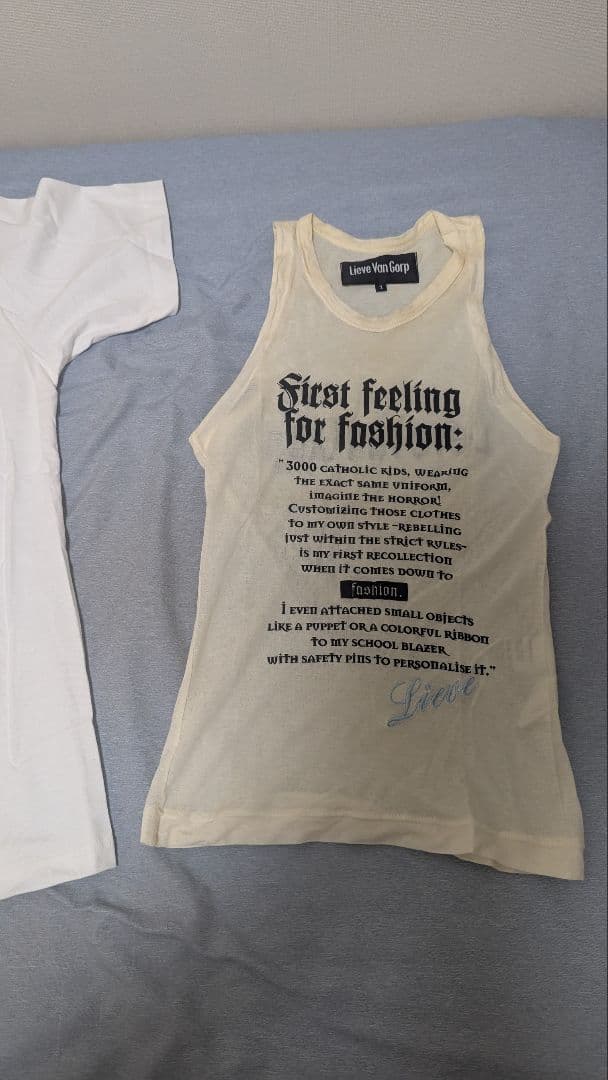 （洗濯前特価）Lieve Van Gorp　タンクトップ（試着のみ）