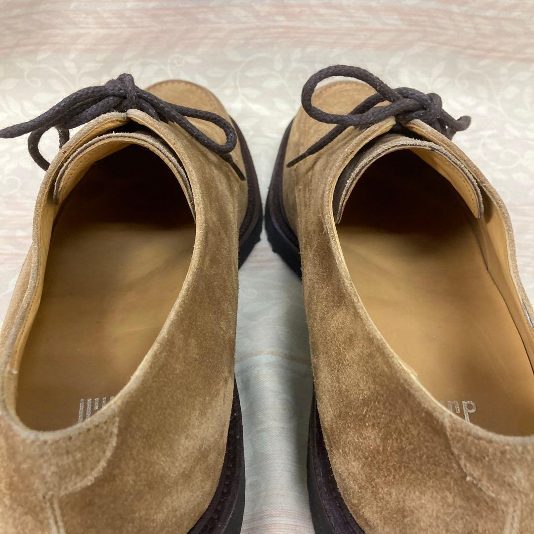 dunhill 茶スエードUチップ　8 1/2