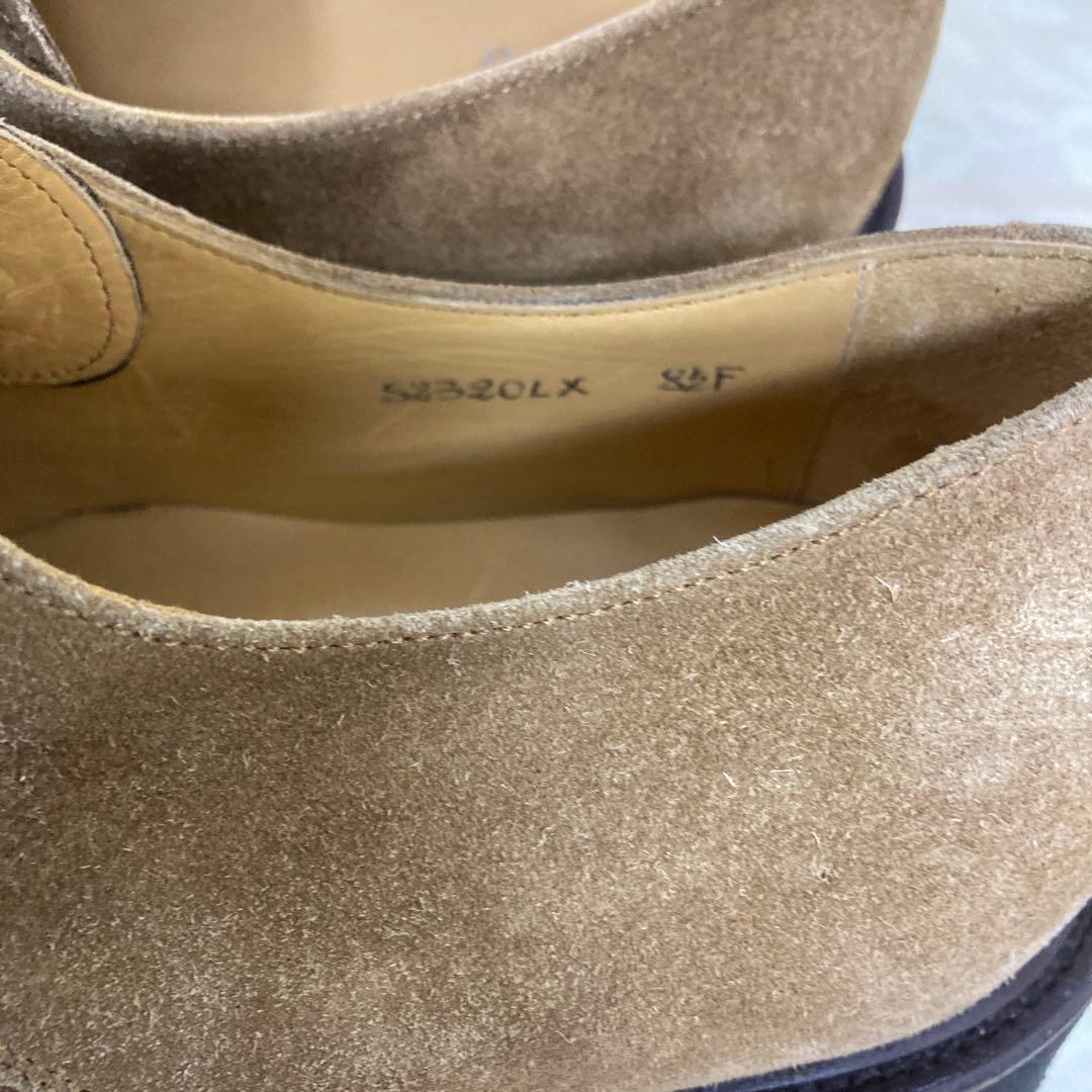 dunhill 茶スエードUチップ　8 1/2