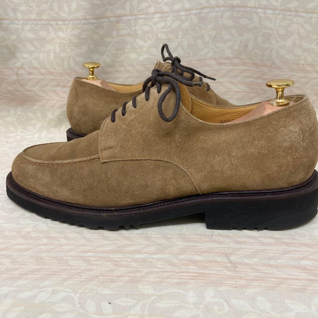 dunhill 茶スエードUチップ　8 1/2