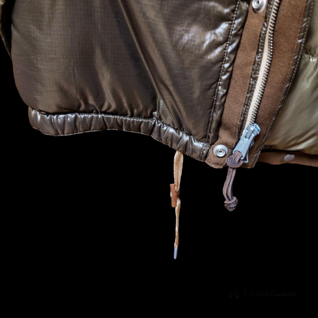 希少 vintage加工 ポロラルフローレン ダウンベスト フード取り外し可能