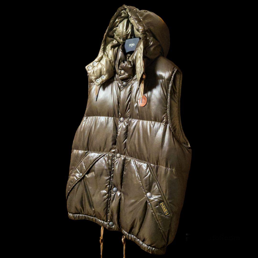 希少 vintage加工 ポロラルフローレン ダウンベスト フード取り外し可能