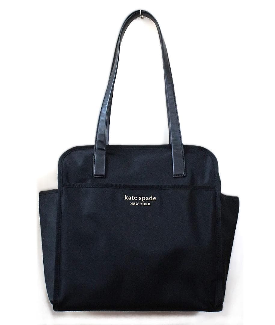 【美品】ケイトスペード トートバッグ マザーズバッグ トラベルバッグ ブラック