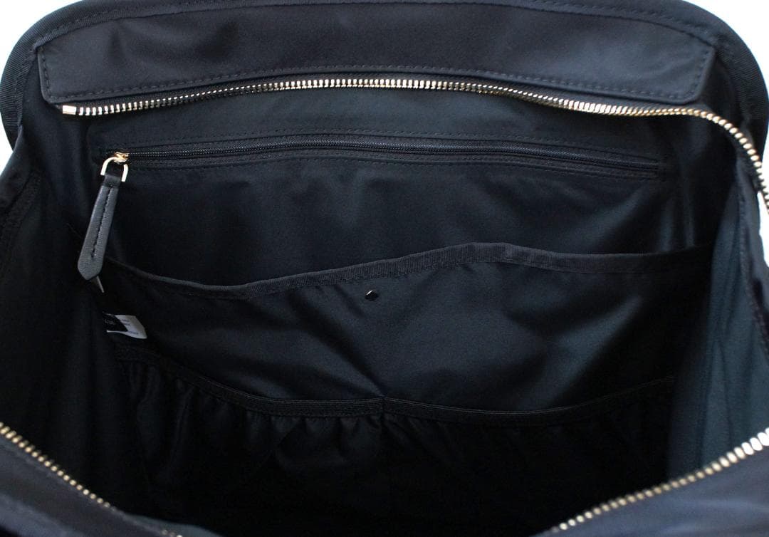 【美品】ケイトスペード トートバッグ マザーズバッグ トラベルバッグ ブラック