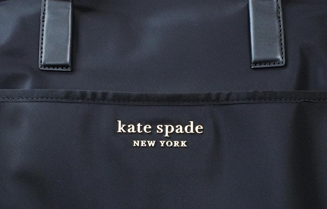 【美品】ケイトスペード トートバッグ マザーズバッグ トラベルバッグ ブラック