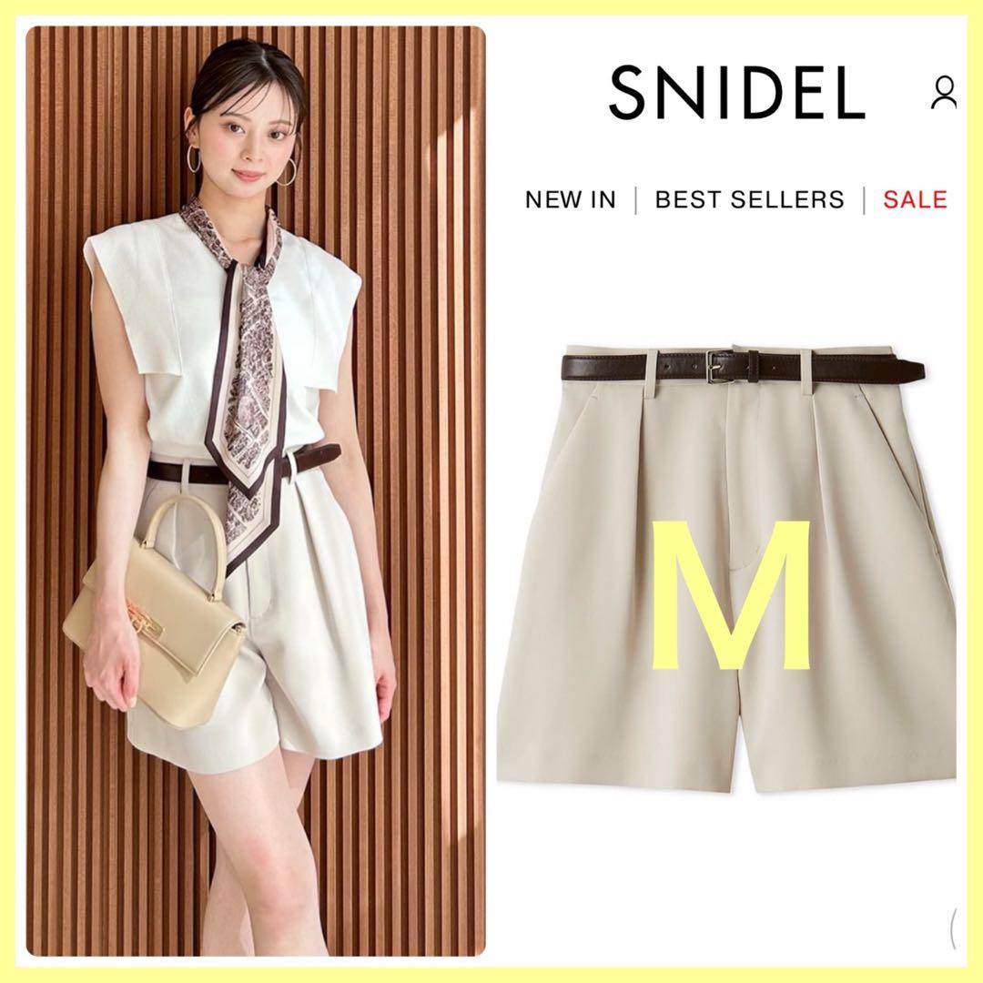 定価以下♥️完売色✨新作新品✨ SNIDEL スナイデル シンプルショートパンツ