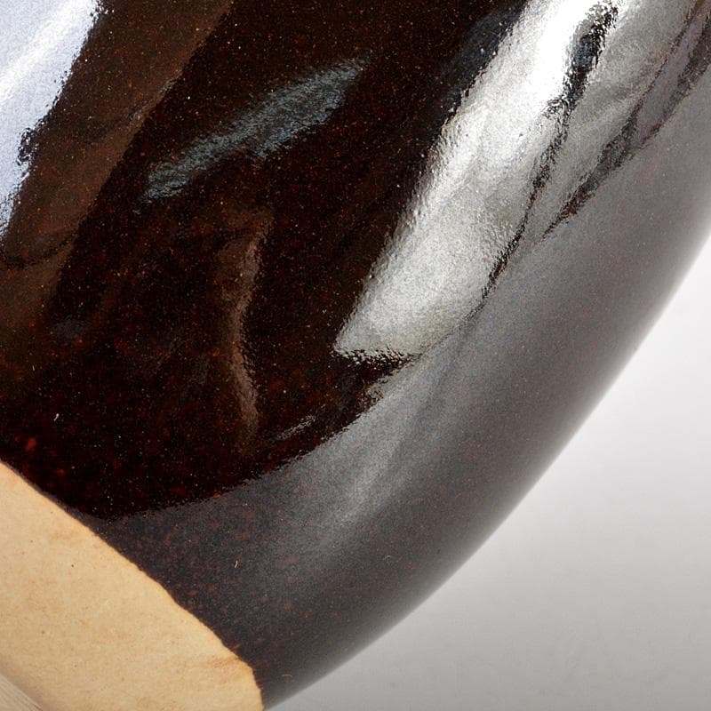 茶道具　玉領作　茶入　仕覆付　共箱　V　5723