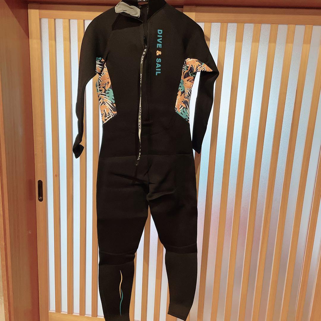 夏物1点のみ❣️ウェットスーツ レディース ブラック シュノーケリング サーフィン