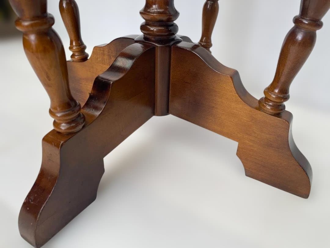 カリモク　コロニアル　アンティーク　ポールハンガー　傘立て　09c84