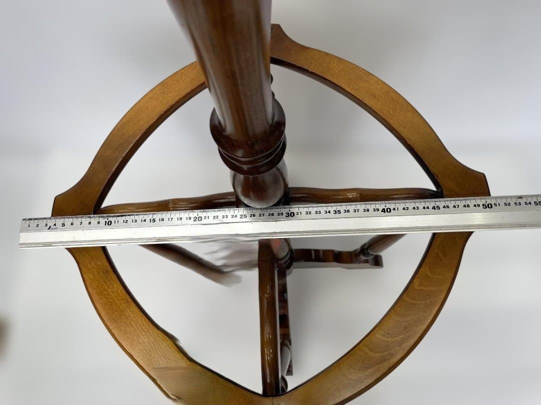 カリモク　コロニアル　アンティーク　ポールハンガー　傘立て　09c84