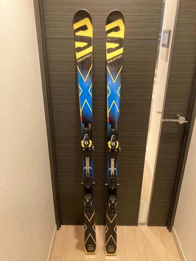 サロモン X-Race JR スキー板159cm ストック付き