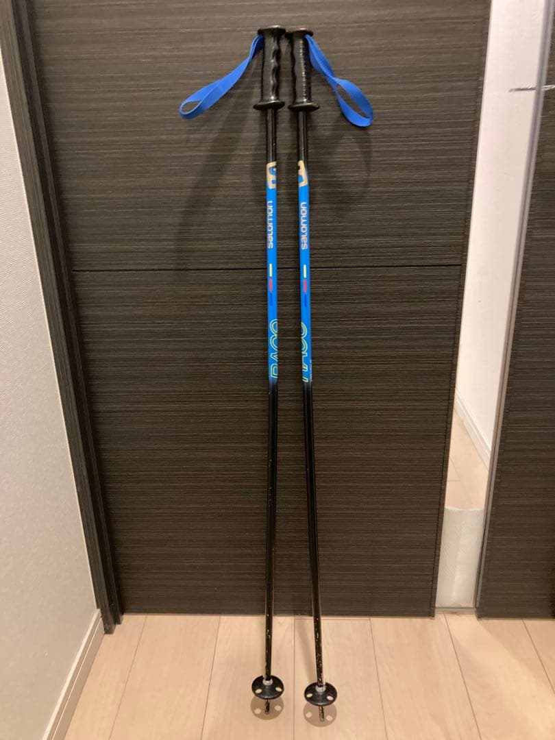 サロモン X-Race JR スキー板159cm ストック付き