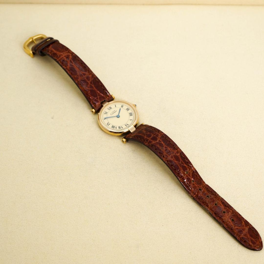 稼働 カルティエ ヴァンドーム 腕時計 ヴェルメイユ アンティーク 3035