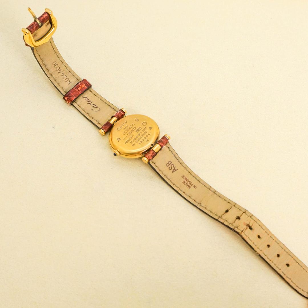 稼働 カルティエ ヴァンドーム 腕時計 ヴェルメイユ アンティーク 3035