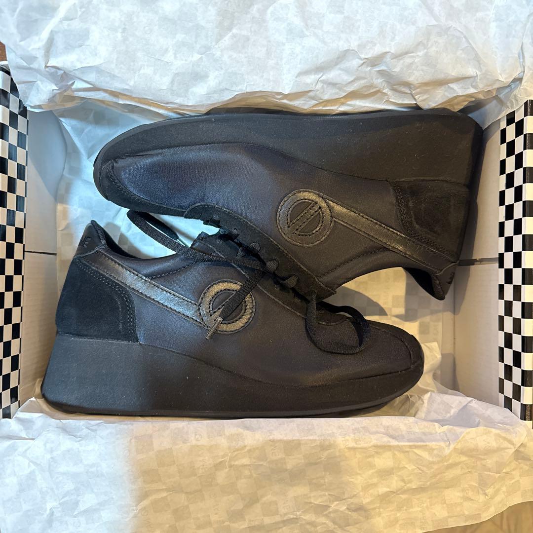 バラ色の雲SPEED JOGGER STK (37) ヒールスニーカー 黒