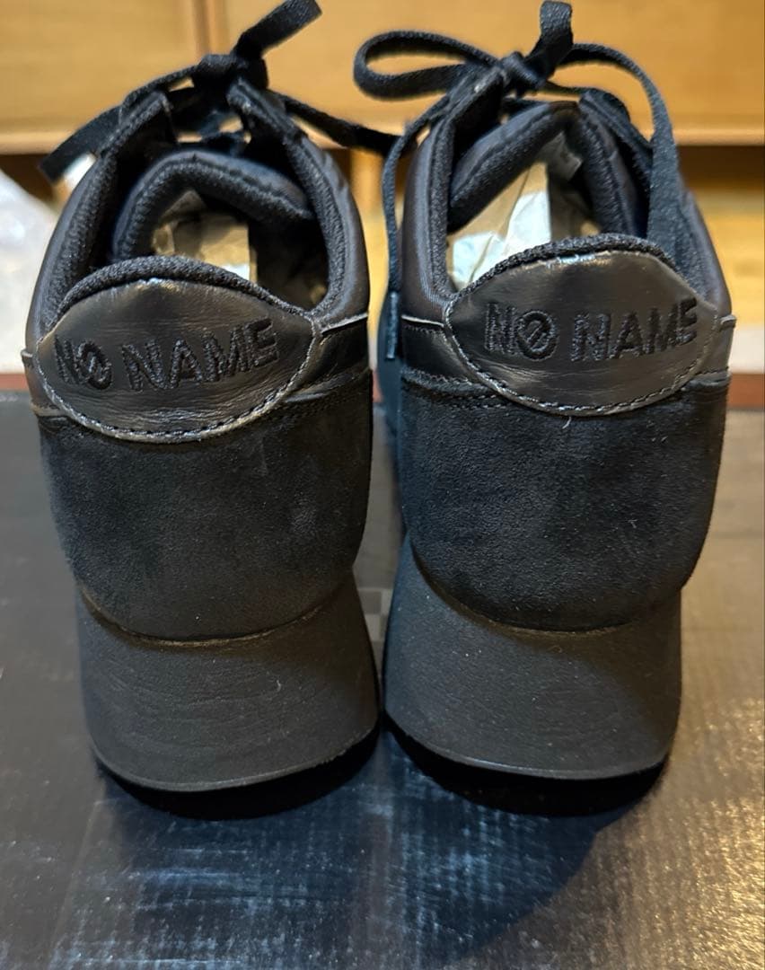 バラ色の雲SPEED JOGGER STK (37) ヒールスニーカー 黒