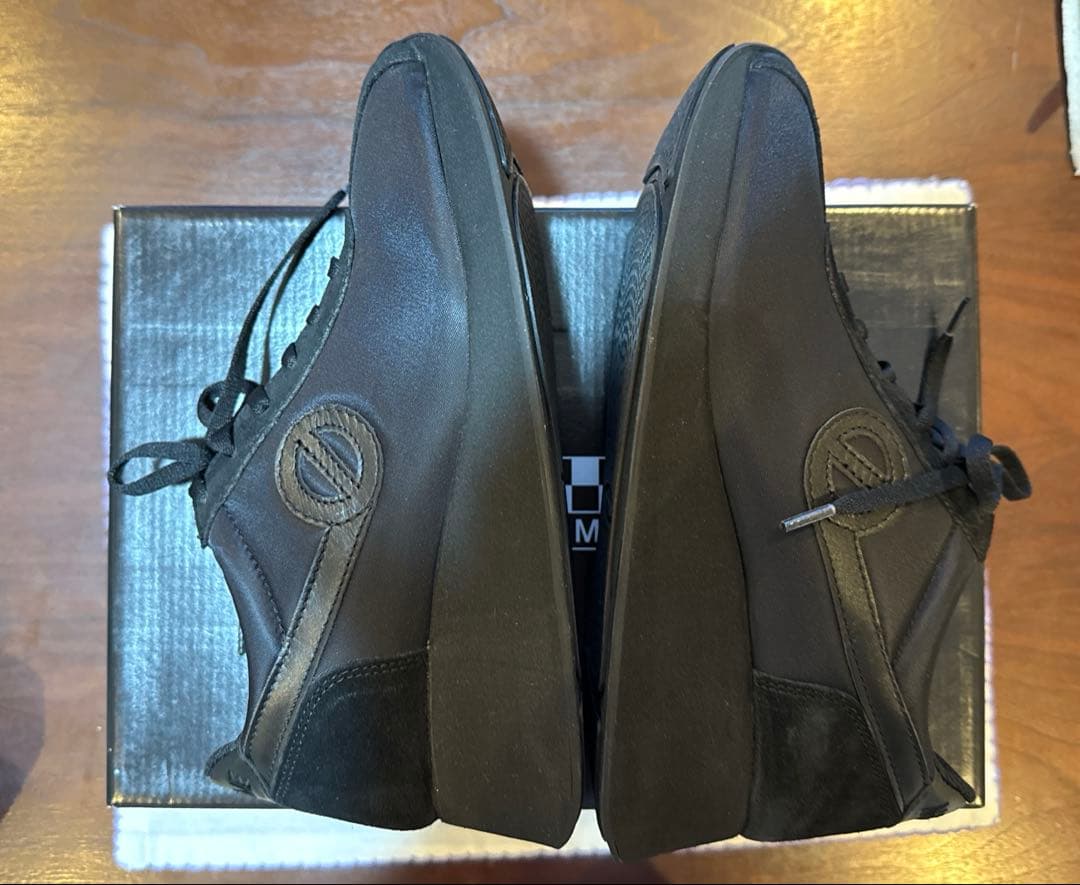 バラ色の雲SPEED JOGGER STK (37) ヒールスニーカー 黒