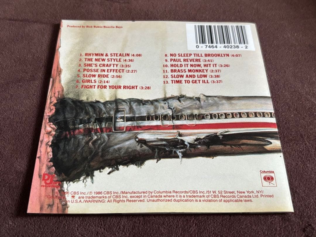 レア　ビースティ・ボーイズBeastie Boys直筆サインCD ラップ　ロック