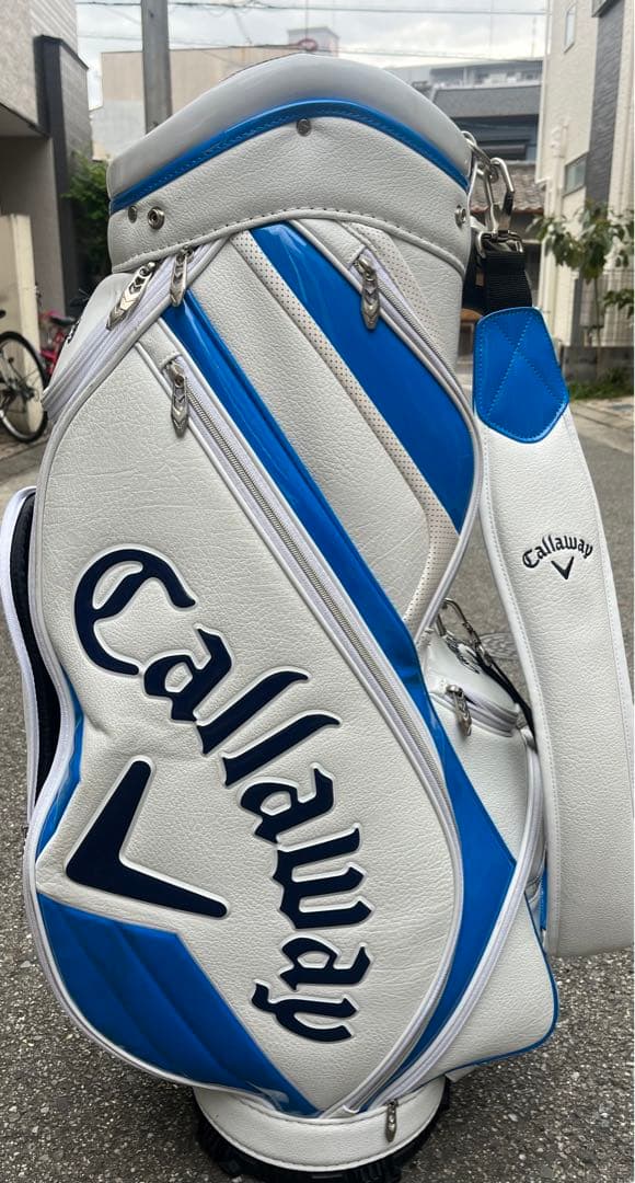 Callaway キャディバッグ ホワイト/ブルー