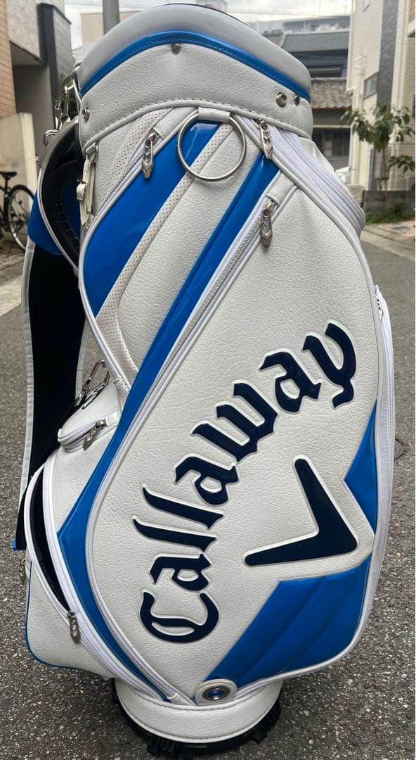 Callaway キャディバッグ ホワイト/ブルー