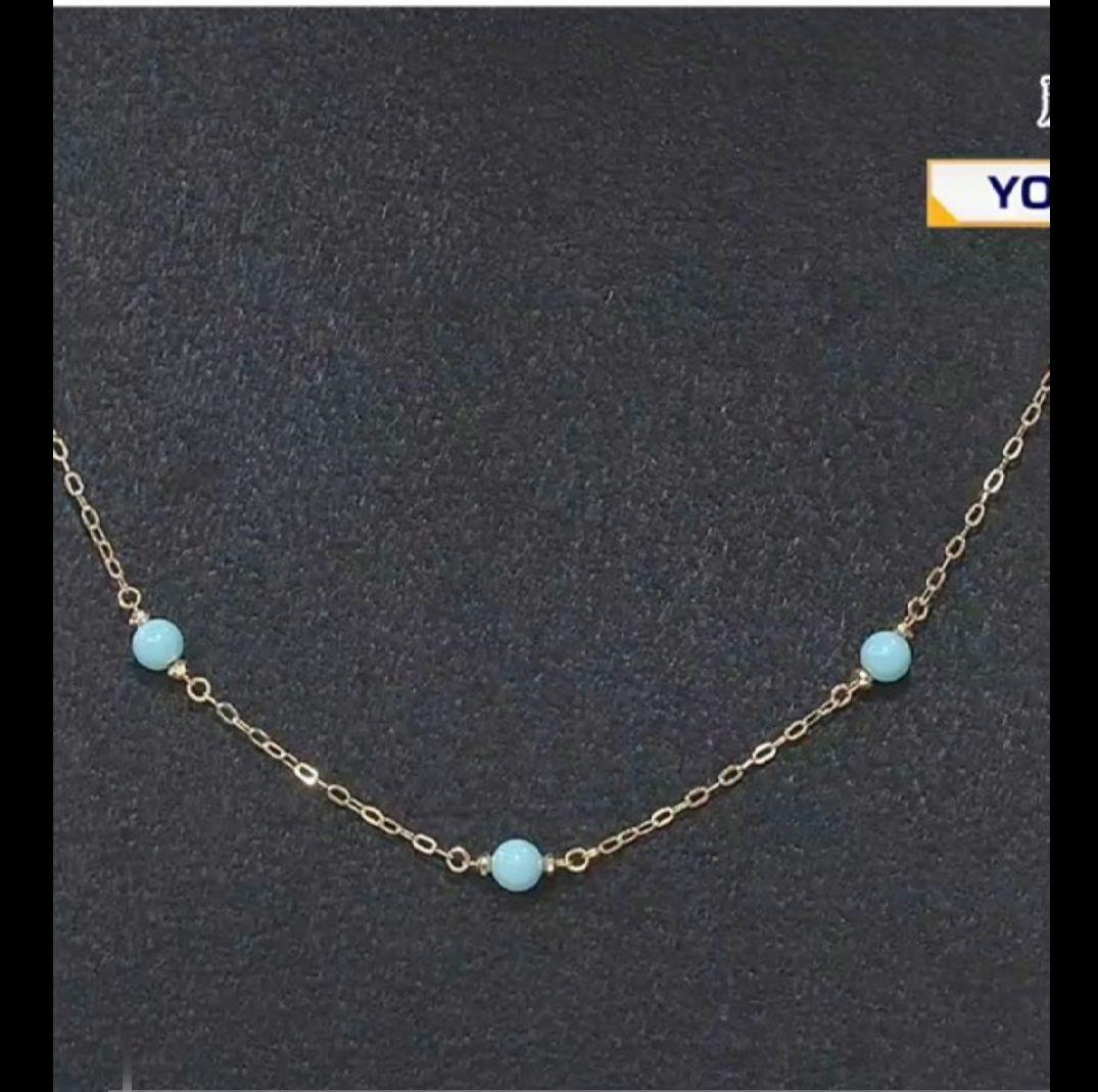 GSTV ターコイズ（スタビライズ）リップグロスステーションネックレス