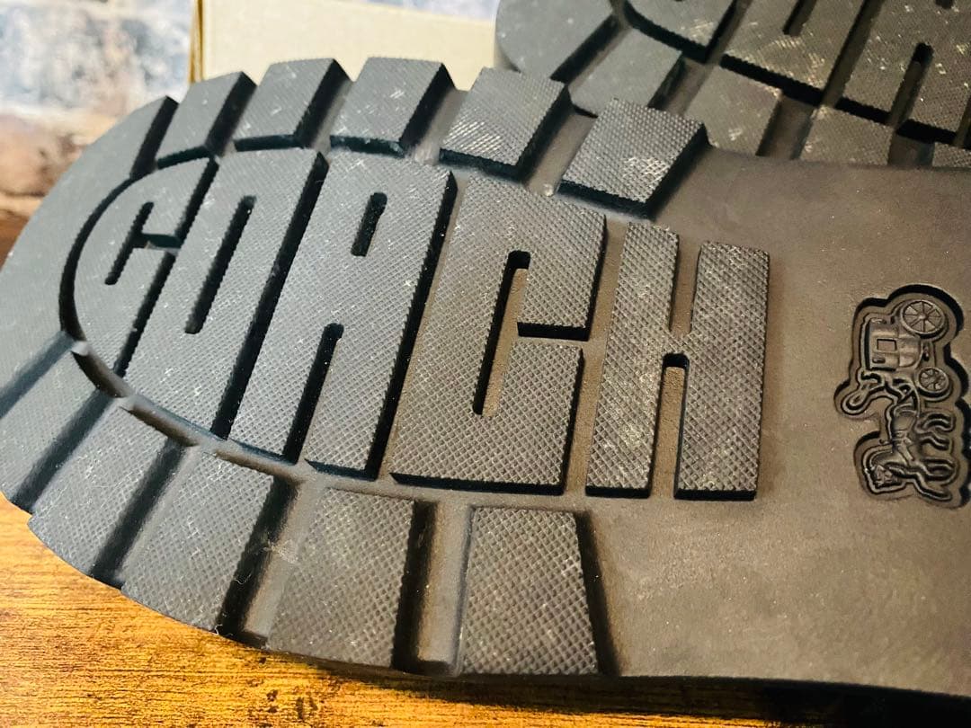 COACH プラットホームサンダル 27cm CAP67 BLK コーチ