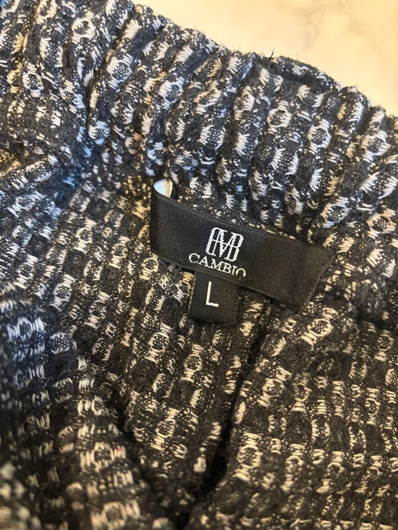 CAMBIO サルエルパンツ バルーン ワイドテーパード L デニム ジョガー