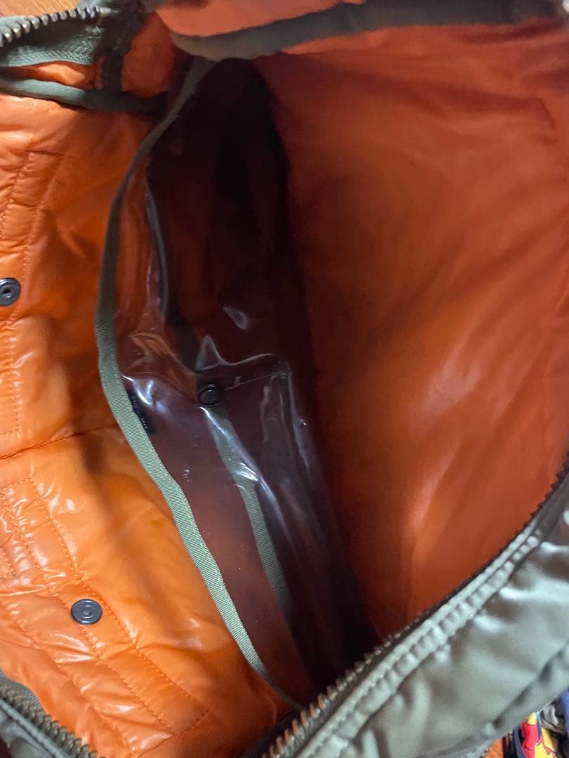 PORTER オリーブグリーン バッグ中古品30年位前の物