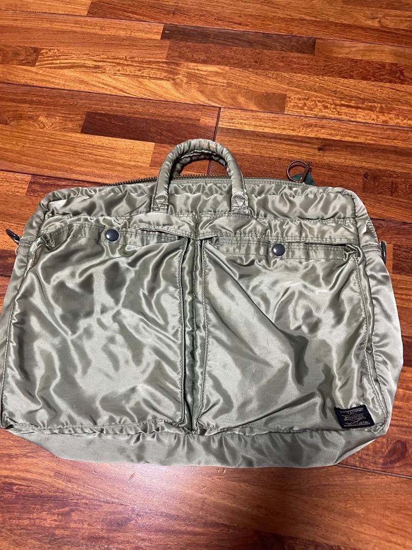 PORTER オリーブグリーン バッグ中古品30年位前の物