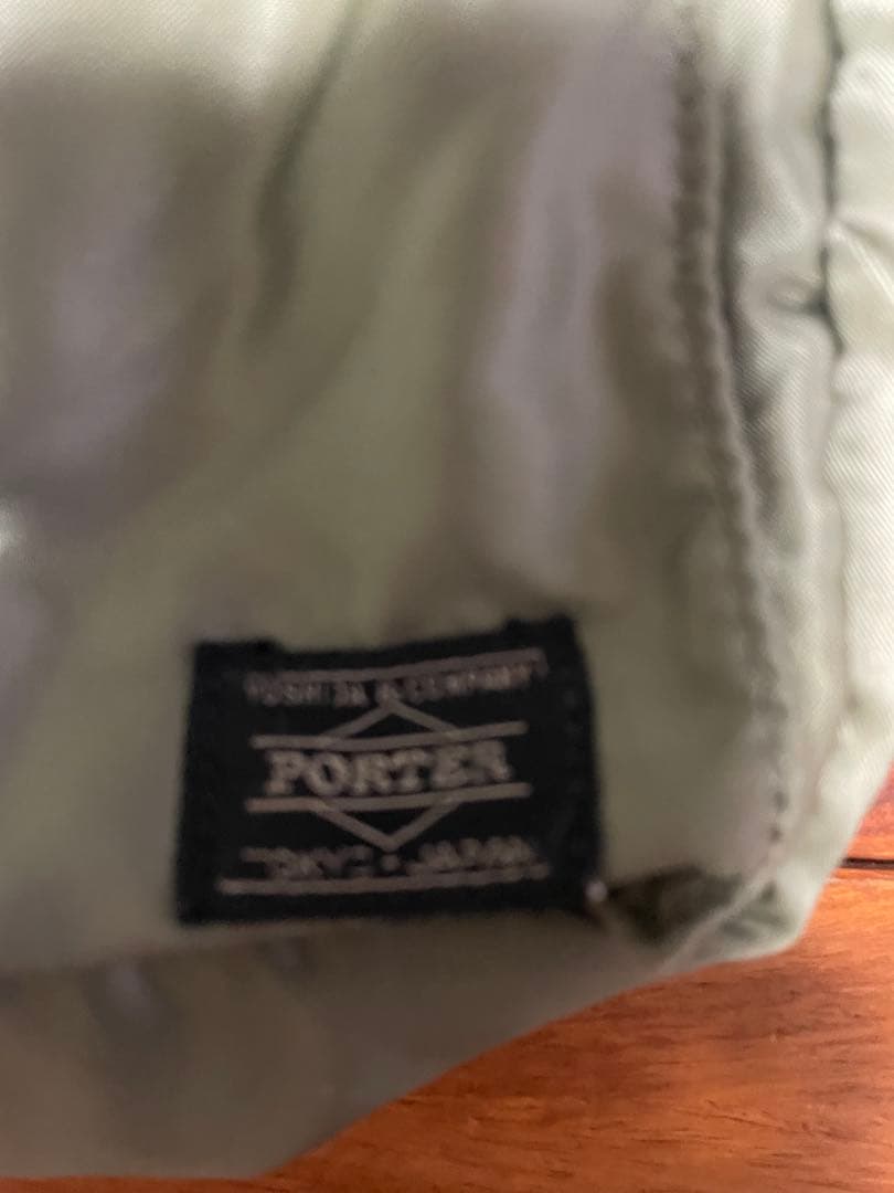 PORTER オリーブグリーン バッグ中古品30年位前の物