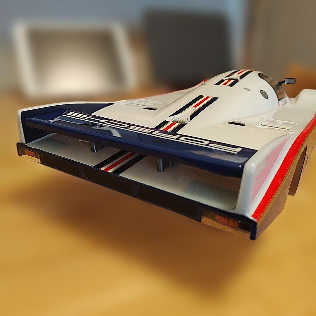 そ*）様 タミヤ　ポルシェ956 塗装済みボディセット　ロスマンズ対応タイプ