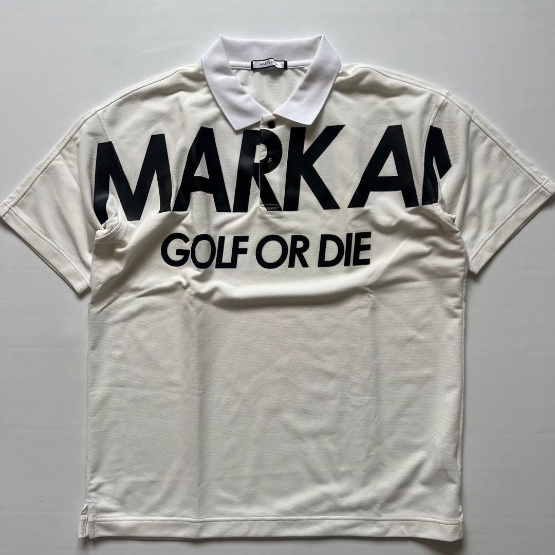 MARK&LONA マークアンドロナ　ポロシャツ　メンズ　50 XL ゴルフ　白
